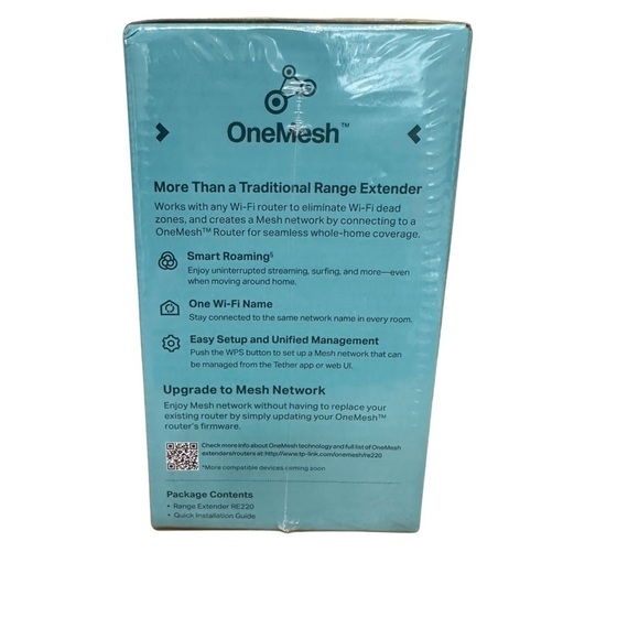 TP-Link AC750 Mesh WiFi Range Extender RE220 NEW AND SEALED - Picture 3 of 4